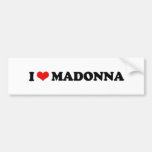 AMO A MADONNA ETIQUETA DE PARACHOQUE