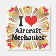 Amo a mecánicos de aviones imanes  
