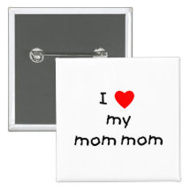 Amo a mi mamá de la mamá pins