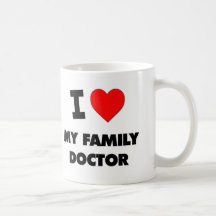 Amo a mi médico de cabecera taza
