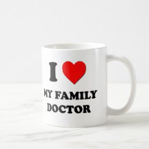 Amo a mi médico de cabecera taza