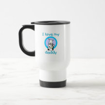 Amo a mi papá (la vaca) taza