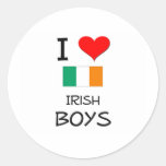 Amo a muchachos irlandeses etiquetas  