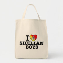 Amo a muchachos sicilianos bolsas