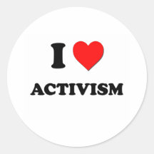 Amo activismo pegatina