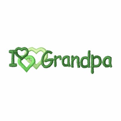 Amo al abuelo sudadera bordada con capucha Amo al abuelo sudadera bordada con capucha