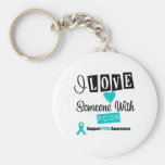 Amo alguien con PCOS Llaveros Personalizados