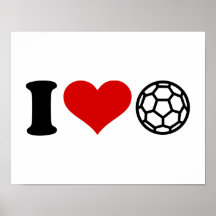 Amo balonmano impresiones
