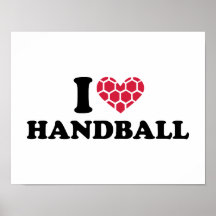 Amo balonmano impresiones