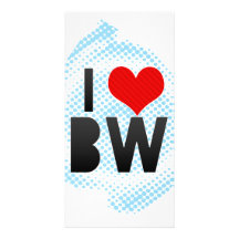 Amo BW Plantilla Para Tarjeta De Foto