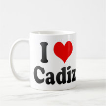 Amo Cádiz, España Tazas