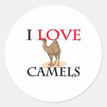 Amo camellos pegatina