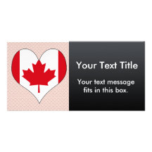Amo Canadá Tarjetas Fotograficas