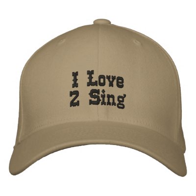 Amo cantar gorras bordadas Amo cantar gorras bordadas