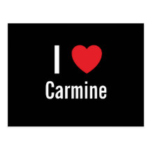 Amo carmín postales