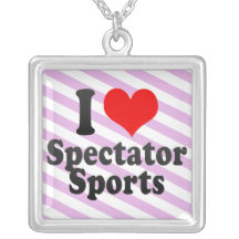 Amo deportes espectadores colgantes personalizados