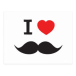 Amo el bigote postales