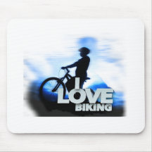 Amo el Biking de siglo Alfombrilla De Raton