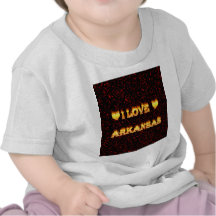 Amo el fuego y las llamas de Arkansas Camisetas