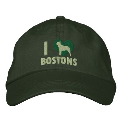 Amo el gorra bordado Bostons (el verde) Gorra Bordada Amo el gorra bordado Bostons (el verde) Gorra Bordada