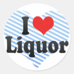 Amo el licor pegatina