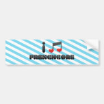 Amo Frenchcore Etiqueta De Parachoque