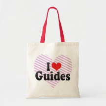 Amo guías bolsas lienzo