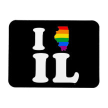 AMO ILLINOIS GAY - BLANCO - .PNG IMANES RECTANGULARES