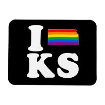 AMO KANSAS GAY - BLANCO - .PNG IMANES FLEXIBLES