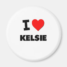 Amo Kelsie Imán Para Frigorifico