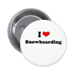 Amo la camiseta de la snowboard pin