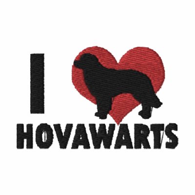 Amo la camiseta larga bordada Hovawarts de la mang Amo la camiseta larga bordada Hovawarts de la mang