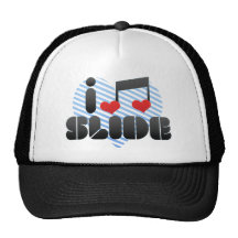 Amo la diapositiva gorros bordados