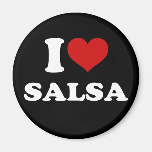 Amo la salsa imanes para frigoríficos