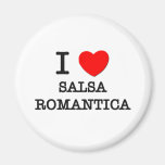 Amo la salsa Romantica Iman De Frigorífico