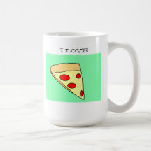 amo la taza de la pizza