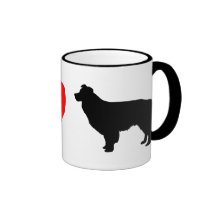 Amo la taza de los borderes collies