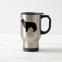 Amo la taza del viaje de los borderes collies