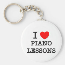 Amo lecciones de piano llaveros