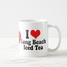 Amo Long Beach+Té helado Tazas