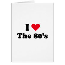 Amo los años 80 felicitaciones