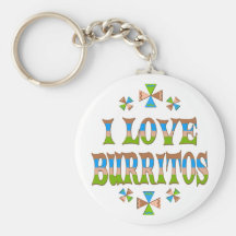 Amo los Burritos Llaveros Personalizados