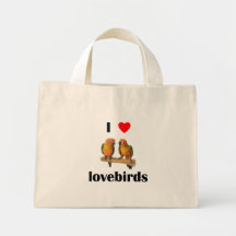 Amo Lovebirds Bolsas De Mano