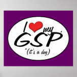 Amo mi GSP (es un perro) Impresiones