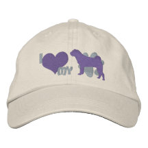Amo mi Shar Pei Gorra De Beisbol Bordada