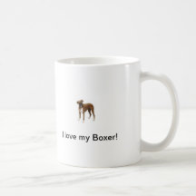 Amo mi taza de café del boxeador