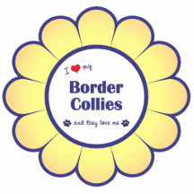 Amo mis borderes collies (los perros múltiples) escultura fotografica