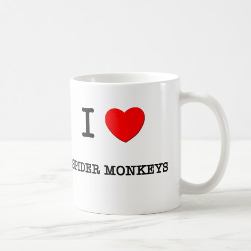 Amo MONOS de ARAÑA Taza