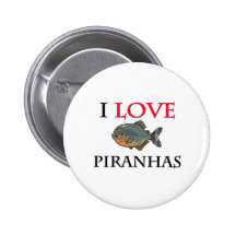 Amo pirañas pins