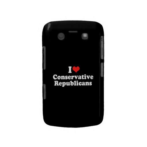 AMO REPUBLI.png CONSERVADOR Case-Mate Blackberry Funda